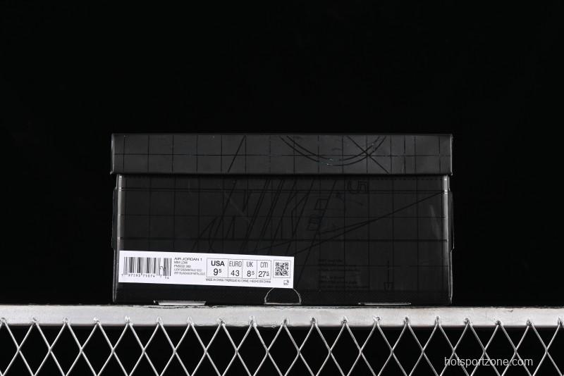 Nike Air Jordan 1 Low "Method of Make" Casual Sneakers in Green and Gold - FN5032-300