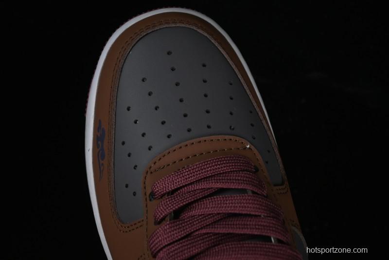 Nike Air Force 1 '07 Low Sun Black Myth Wukong Themed Casual Sneakers - CW2288-111