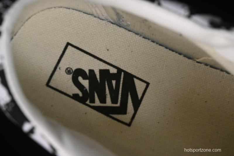 Vans Old Skool Checkerboard Bear Comfortable Slip-Resistant Cushioned Casual Vulcanized Sneakers - VN000D3CG03