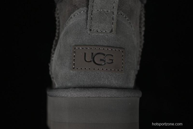 UGG Classic Ultra Mini Platform 3CM Wool Blend Mini Short Boots - 1135092