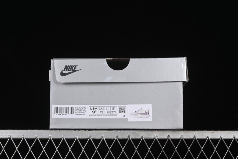 Nike Travis Scott x Fragment Design x Air Jordan 1 Low OG SP AJ1 Retro Sneakers - DM7866-016