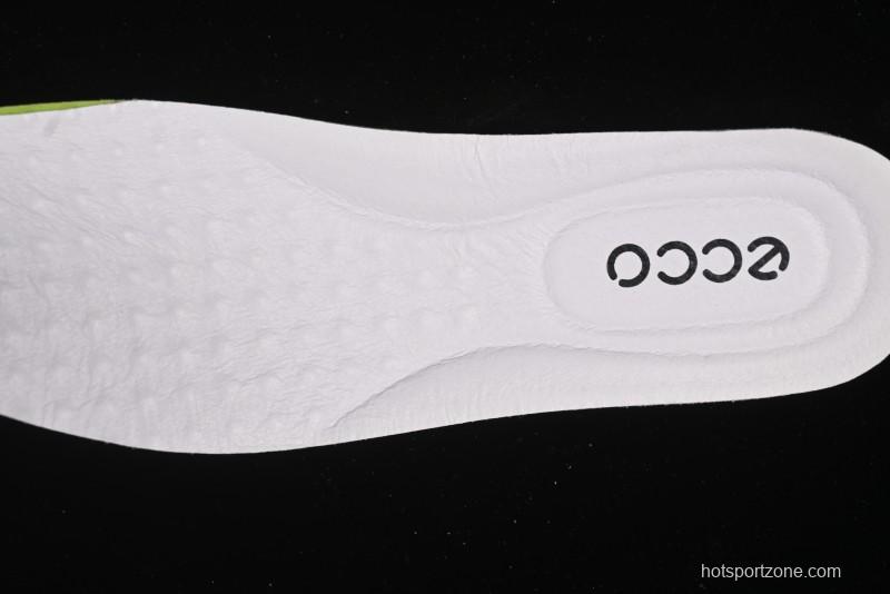 ECCO 2024 New Fashion Simple Versatile Genuine Leather White Sneakers - 61881301002