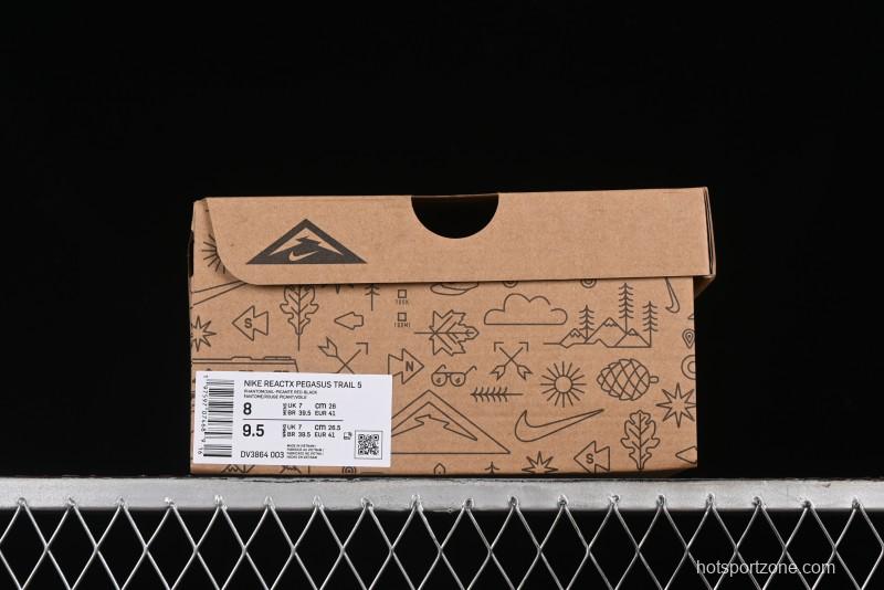 Nike Pegasus Trail 5 Lightweight Comfortable Durable Low-Top Running Shoes - DV3864-003