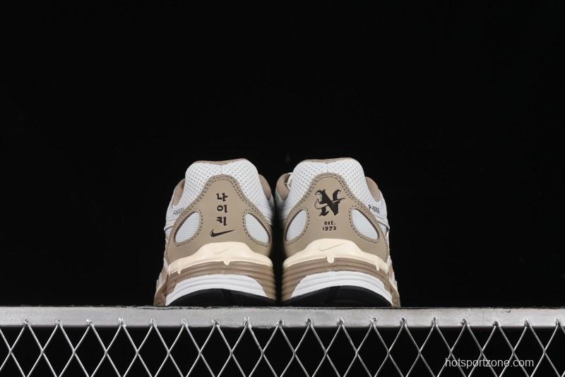 Nike P-6000 Premium Retro Casual Sneakers with Layered Design - FQ8243-025