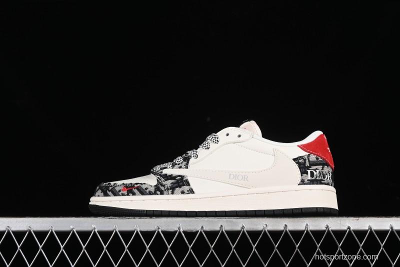 Nike Travis Scott x Fragment Design x Air Jordan 1 Low OG SP AJ1 - XY2688-108