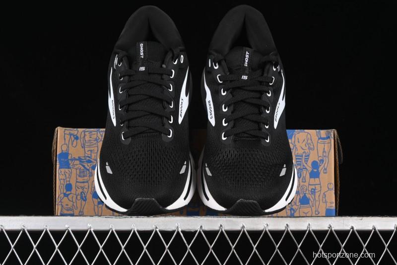 Brooks Ghost 15 Running Shoes with DNA LOFT V2 Cushioning and Breathable Air Mesh - 1103931D012