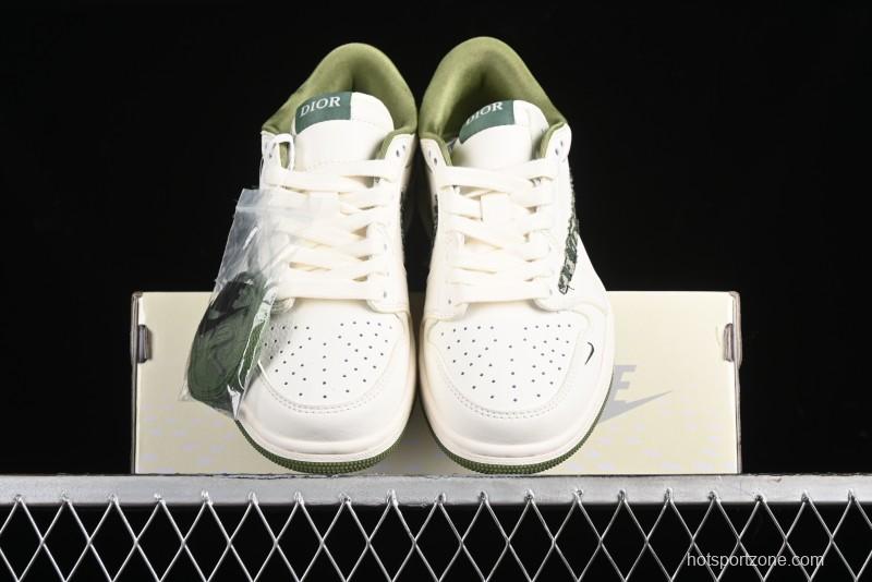 Nike Travis Scott x Fragment Design x Air Jordan 1 Low OG SP AJ1 Retro Sneakers - DM6688-605