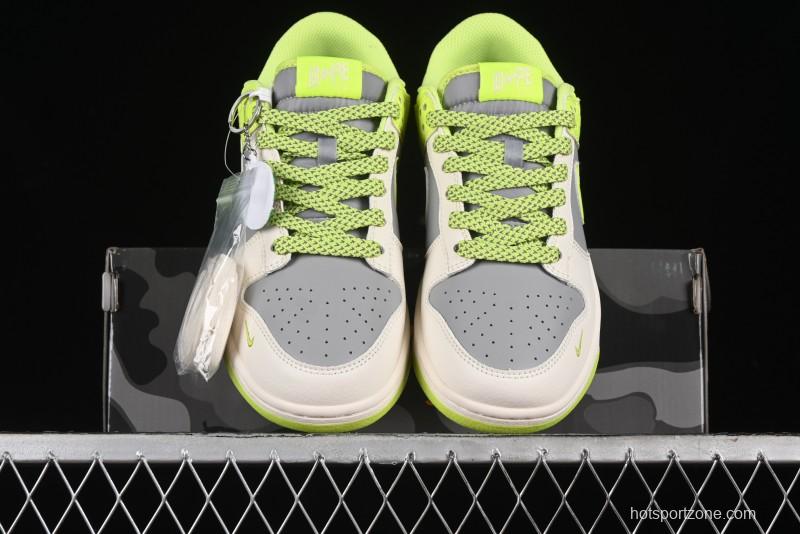 Nike SB Dunk Low BAPE Collaboration - Anniversary Premium Custom Low-Top Casual Sneakers - BB8969-005