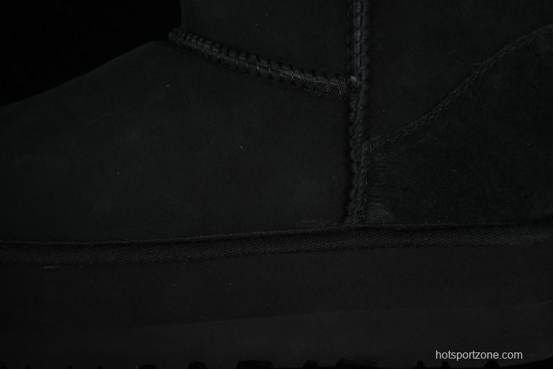 UGG Classic Ultra Mini Platform 3CM Wool Blend Mini Short Boots - 1135092