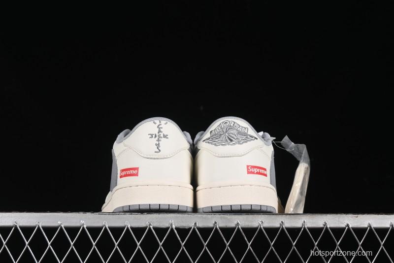 Nike Travis Scott x Fragment Design x Air Jordan 1 Low OG SP AJ1 Supreme Collaboration - XZ1168-003