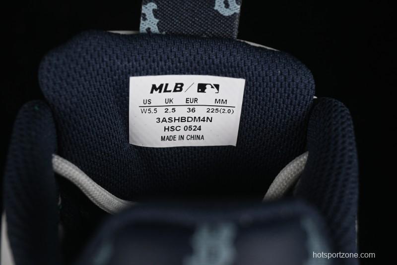 New York Yankees MLB Bigball Chunky Denim Monogram Platform Sneakers - 3ASHBDM4N43NYS
