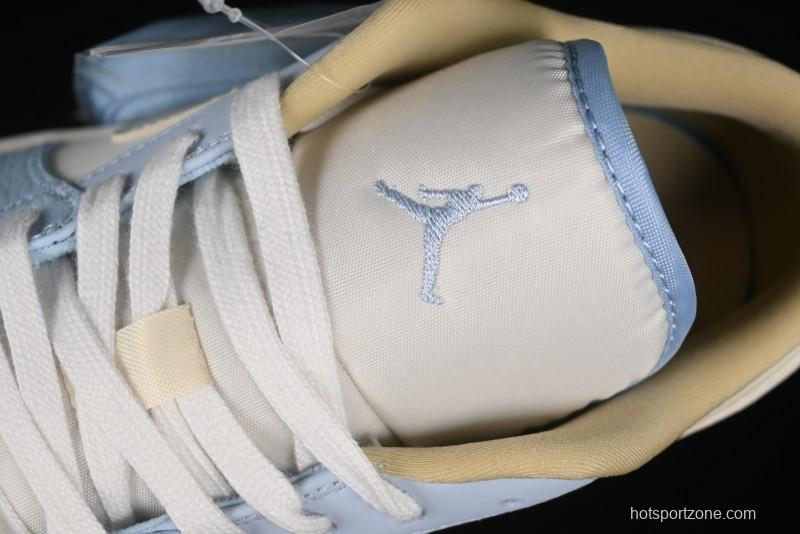 Nike Air Jordan 1 Low OG AJ1 Retro Basketball Shoes in White and Brown - HQ4186-111