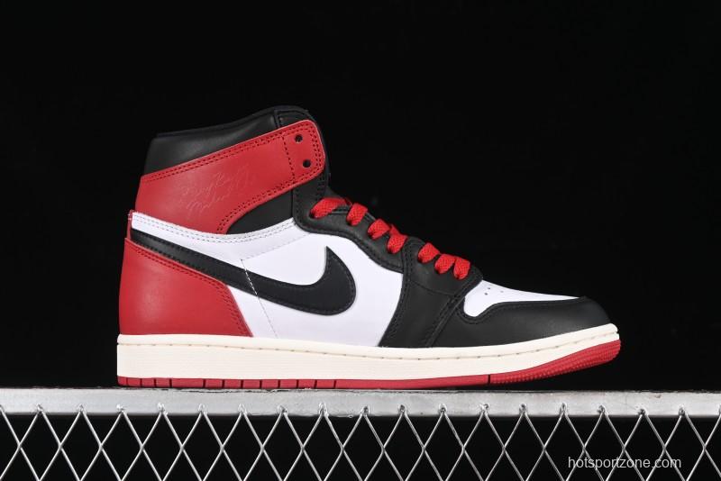 Nike Air Jordan 1 High OG Black Toe Reimagined Basketball Shoes - DZ5485-106