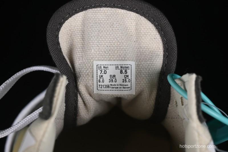 Vans Classics Knu Skool Low-Top Casual Sneakers with White Suede and Gum Sole - VN000CRPGRN