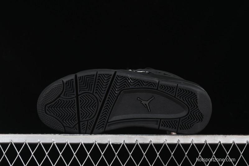 Nike Air Jordan 4 Retro Basketball Shoes with Mesh Design - FV7251-001