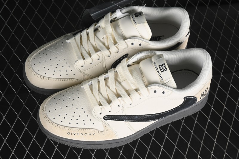 Nike Travis Scott x Fragment Design x Air Jordan 1 Low OG SP AJ1 Low Top Casual Sneakers - CF3688-030