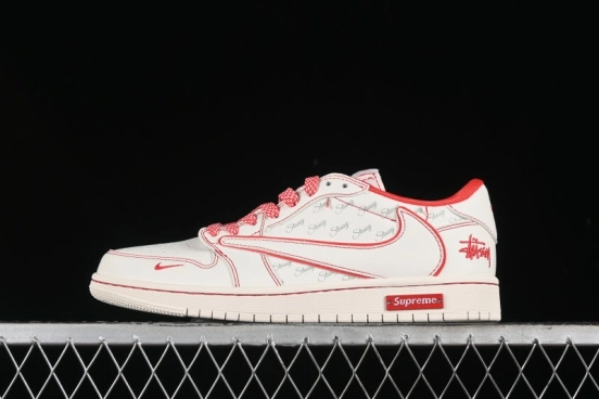 Nike Travis Scott x Fragment Design x Air Jordan 1 Low OG SP AJ1 Supreme Stussy Collaboration - SJ2