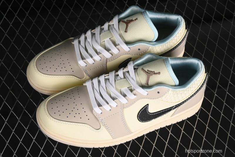 Nike Air Jordan 1 Low Retro Basketball Shoes with Classic Design - HQ3440-101