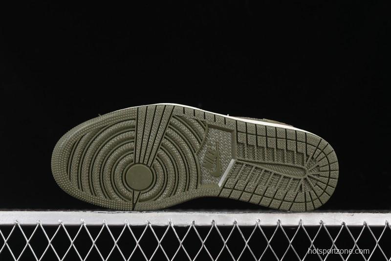 Nike Air Jordan 1 Low OG SP Travis Scott x Fragment Design Collaboration Sneakers - CH6336-014