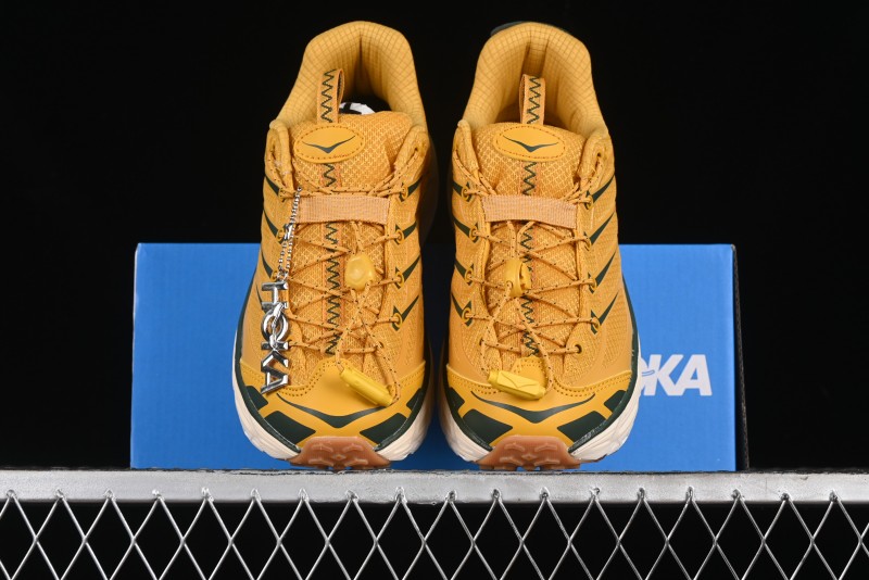 Hoka Mafate Three 2 Ultra-Lightweight Cushioned Trail Running Shoes - 1141572 GLW