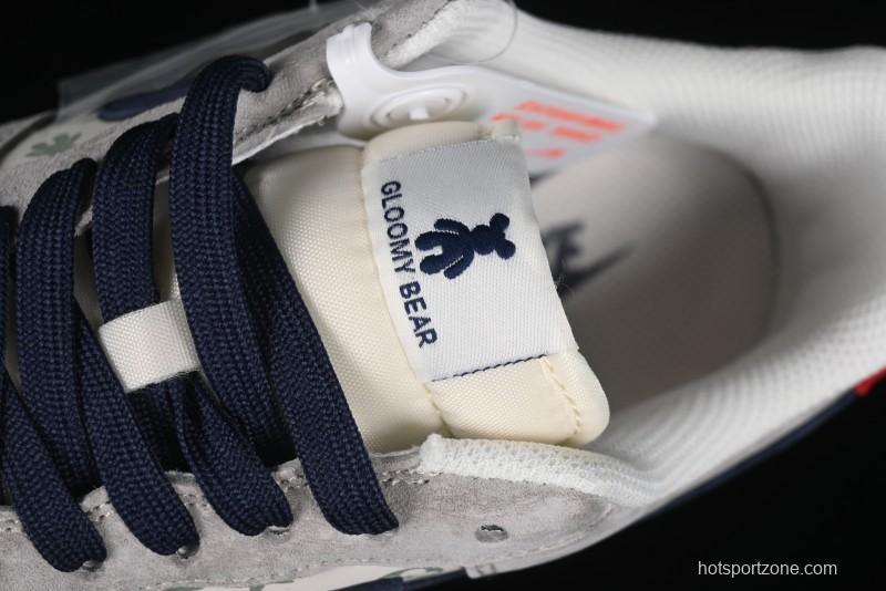 Nike Air Force 1 '07 Low Violent Bear Collaboration - Grey Blue Print Low-Top Casual Sneakers - SJ9188-001