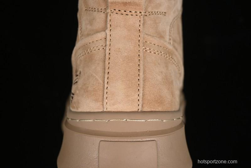 Timberland Outdoor Mid-Top Casual Martin Boots with Premium Suede Leather - TB10072SAND