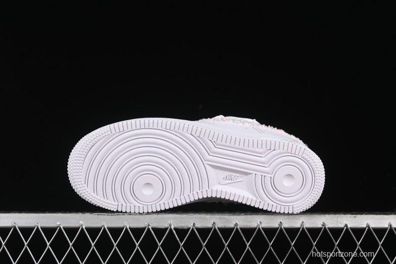 Nike Air Force 1 '07 Low Pink Chanel-Inspired Casual Sneakers - DH9999-334