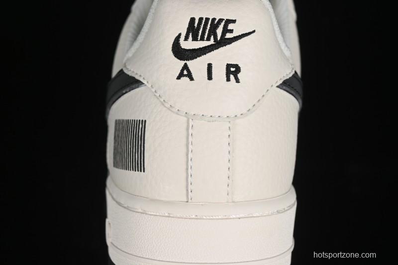Nike Air Force 1 '07 Low QR Code Black Star Sneakers - CU1836-962