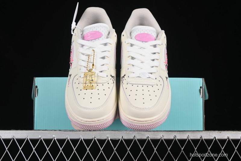 Nike Air Force 1 '07 Low Halloween Edition "Devil's Wings" Casual Sneakers - FB1839-121