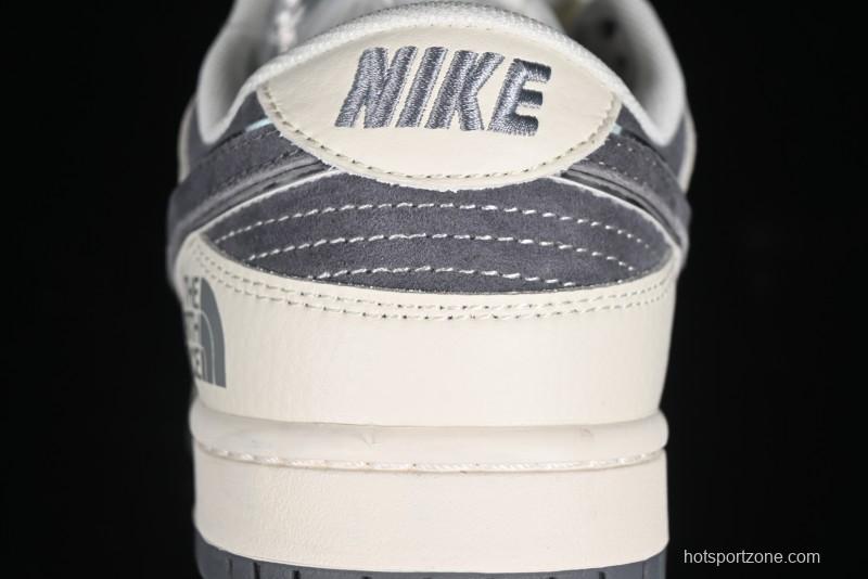 Nike SB Dunk Low The North Face Collaboration - Anniversary High-End Customized Low-Top Casual Skate Shoes - DQ1098-513