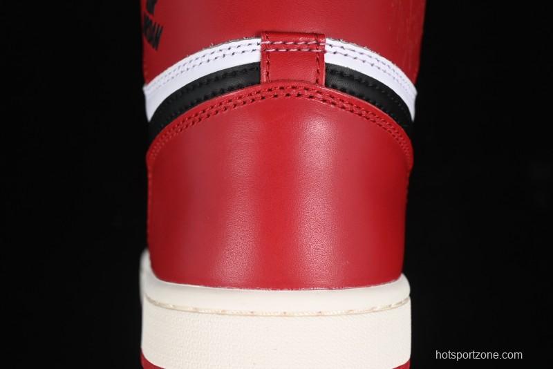 Nike Air Jordan 1 High OG Retro Basketball Shoes with Black Toe Design - DZ5485-106