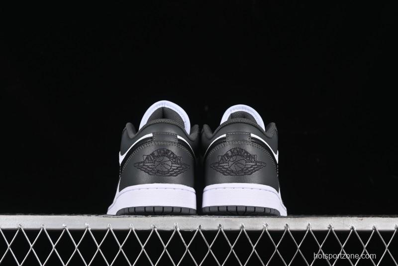 Nike Air Jordan 1 Low Iron Grey Casual Sneakers - 553558-152