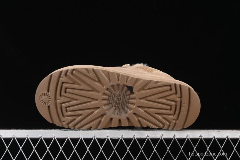 UGG Classic Ultra Mini Melange Low-Top Casual Shoes with Dual-Color Flat Laces - 1144032