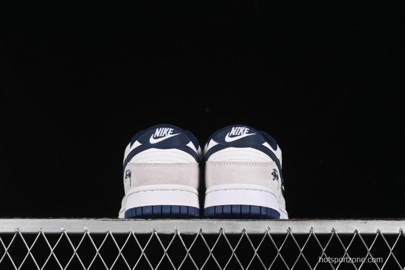 Nike SB Dunk Low Stussy Anniversary Edition Custom Low-Top Casual Skate Shoes - KK1888-003