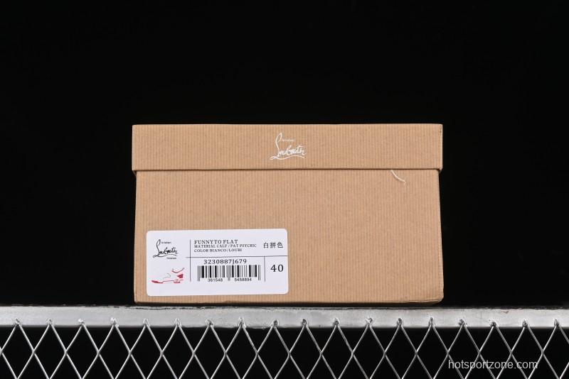 Christian Louboutin Astroloubi Comfortable Fashion Low-Top Sneakers White Red - X.D4