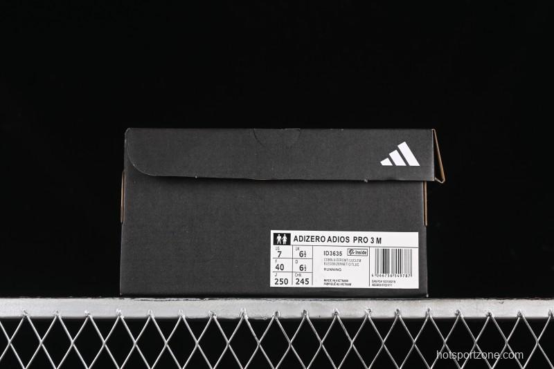 Adidas Adizero Adios Breathable Low-Top Running Shoes - ID3635