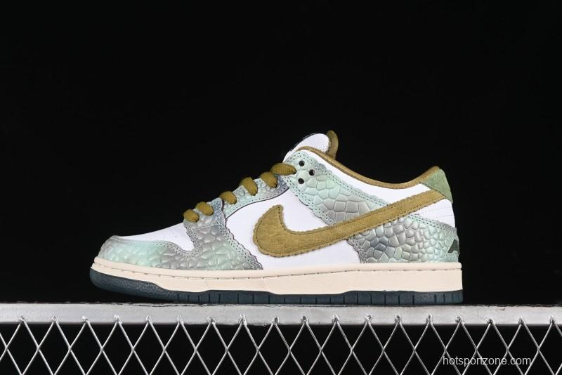 Nike Alexis Sablone x SB Dunk Low Reptile SB Low Top Casual Skate Shoes - HJ3386-300
