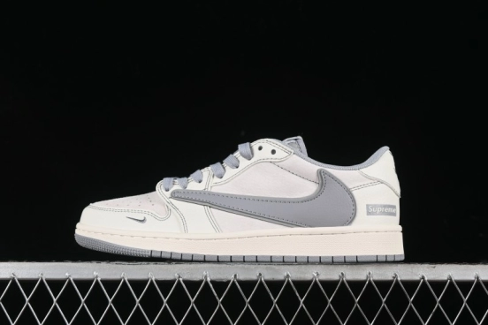 Nike Travis Scott x Fragment Design x Air Jordan 1 Low OG SP AJ1 Supreme Collaboration - XZ2268-003