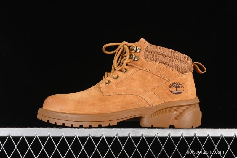 Timberland Outdoor Mid-Top Casual Yellow Boots - TB10088YELLOW