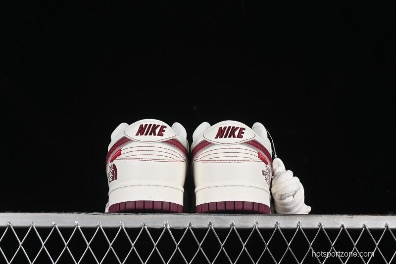 Nike SB Dunk Low Supreme x The North Face Casual Skateboarding Shoes - BM0234-506