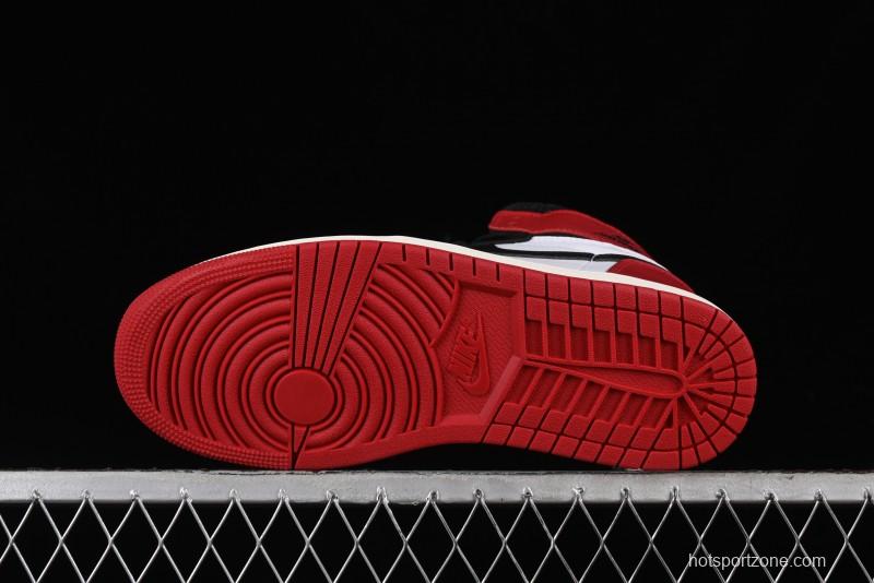 Nike Air Jordan 1 High OG Retro Basketball Shoes with Black Toe Design - DZ5485-106