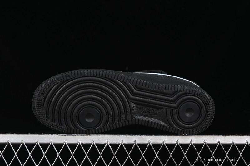 Nike Air Force 1 '07 Low Cleanfit Custom Official Bestseller Black Blue Starry Sky Full Diamond Casual Sneakers - ZH0316-042