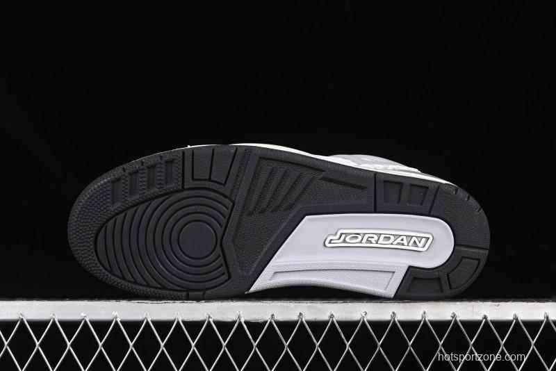 Nike Jordan Spizike Low AJ Hybrid Element All Black Crackle Color Casual Sneakers - HQ1191-011