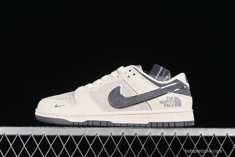 Nike SB Dunk Low The North Face Collaboration - Anniversary High-End Customized Low-Top Casual Skate Shoes - DQ1098-513