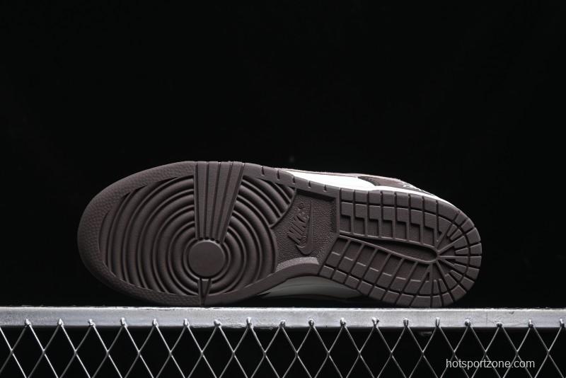 Nike SB Dunk Low Stussy Collaboration - Beige Brown Swoosh Anniversary High-End Custom Low-Top Casual Skate Shoes - SF1029-408