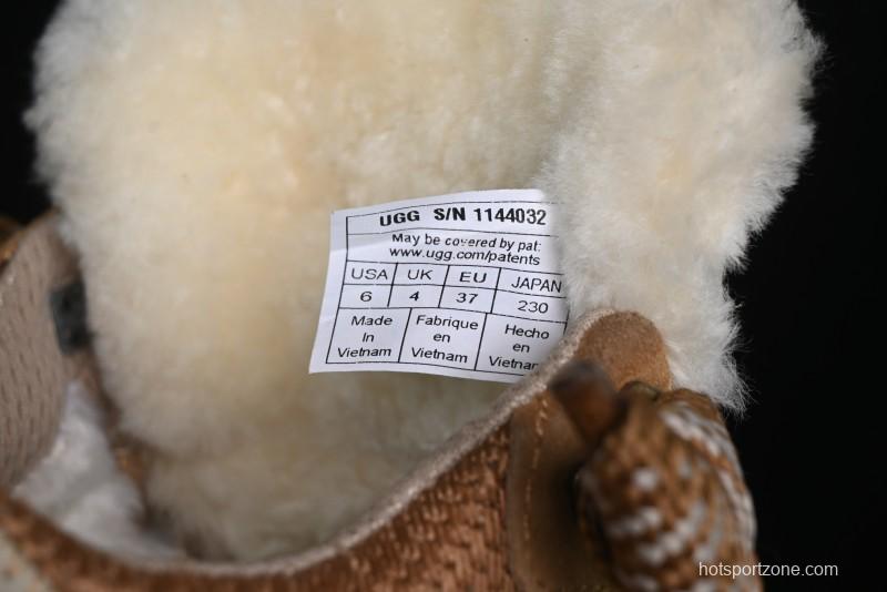 UGG Classic Ultra Mini Mel Dual Color Lace-Up Low-Top Casual Shoes - 1144032