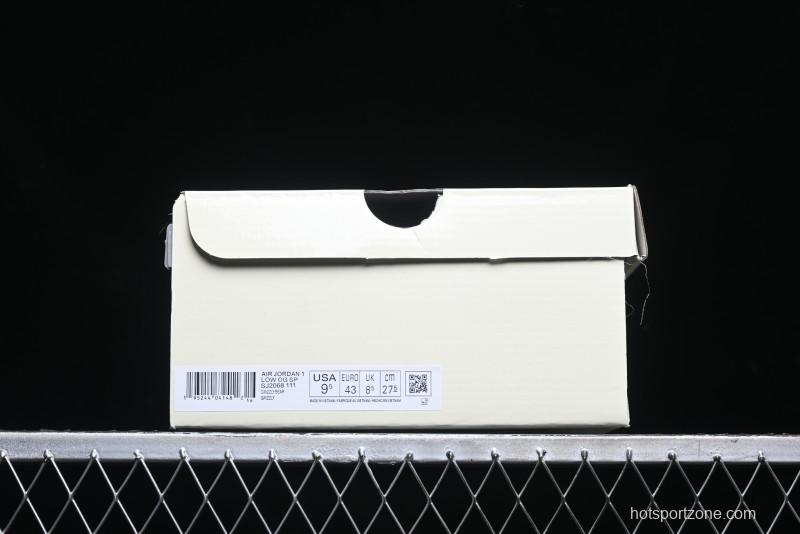 Nike Travis Scott x Fragment Design x Air Jordan 1 Low OG SP AJ1 Sneakers - SJ2068-111