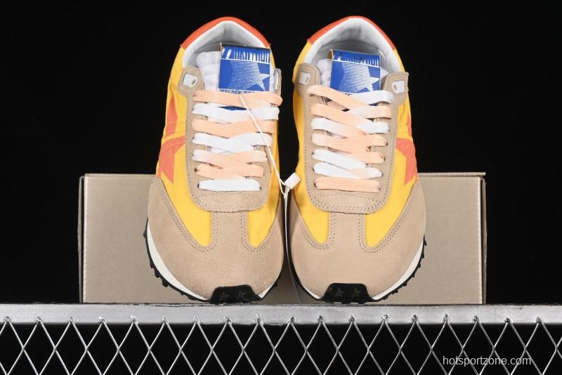 Golden Goose Marathon Golden Goose Distressed Sneakers with 3D Stabilizer and Cushioning - AJE5