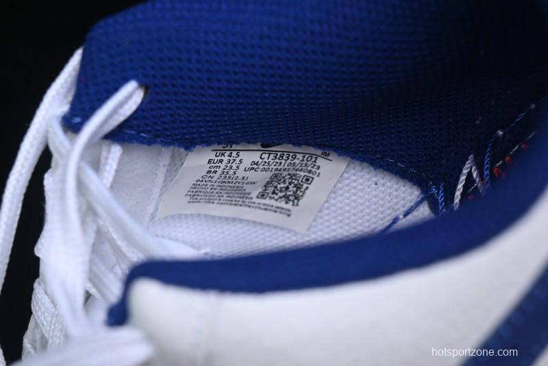 Nike Air Force 1 '07 Low Top Leather Casual Sneakers with Full-Length Air Cushion - CT3839-101