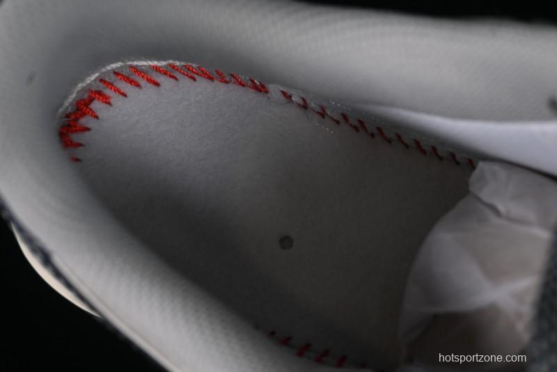 Nike Air Force 1 '07 Low Stussy Collaboration - Grey Pigskin Blue Sole Low-Top Casual Sneakers - SJ6698-005